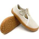 Froddo BarefootCanvas T-bar G1700423-1 gold shine – Zboží Dáma
