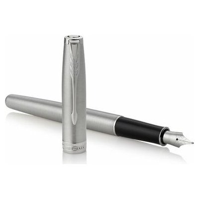 Parker 1502/5131510 Sonnet Stainless Steel CT Plnicí pero hrot M – Zboží Mobilmania