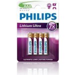 Philips Ultra Lithium AAA 4ks FR03LB4A/10 – Zboží Živě