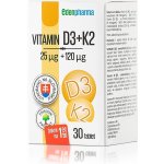 EDENPharma VITAMIN D3 + K2 30 tablet – Hledejceny.cz