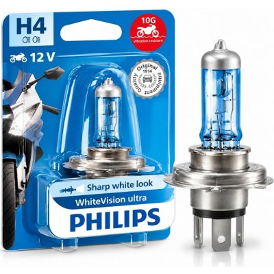 Philips WhiteVision Ultra H4 P43t 12V 60/55W – Hledejceny.cz