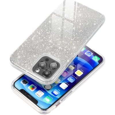 Pouzdro Focell Shining Samsung Galaxy A51 A515 Stříbrné – Zboží Mobilmania