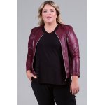 BS stylová bunda vínová – Zboží Mobilmania