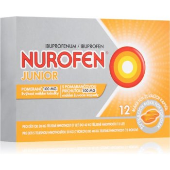 NUROFEN JUNIOR POMERANČ POR 100MG CPS MDM 12