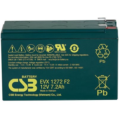 CSB EVX1272 F2 12V 7,2Ah 130A – Zbozi.Blesk.cz