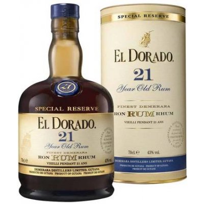 El Dorado Special Reserve 21y 43% 0,7 l (tuba) – Zbozi.Blesk.cz