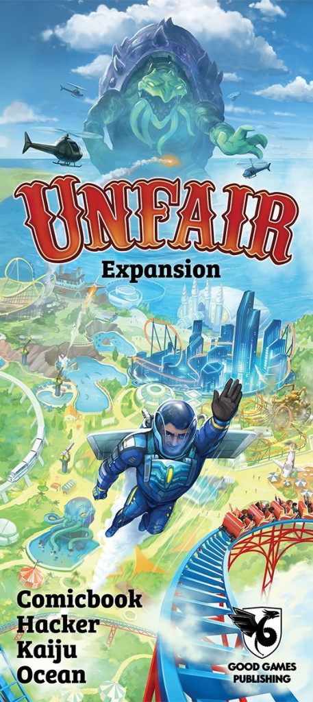 Good Games Publishing Unfair Expansion: Comicbook Hacker Kaiju Ocean