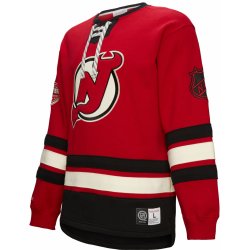 Mitchell & Ness Mikina New Jersey Devils Heritage Lace-Up Crew Vintage Logo