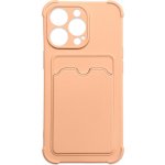 Pouzdro Hurtel Vyztužené silikonové s kapsičkou na iPhone 11 Pro - růžové – Zboží Mobilmania