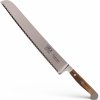 Kuchyňský nůž Güde Solingen Nůž na chleba ALPHA OAK 32 cm hnědá