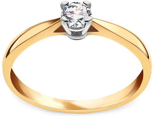iZlato Forever zlatý diamantový prsten 0.150 ct Royal Heart LRBR013YW od 15  790 Kč - Heureka.cz