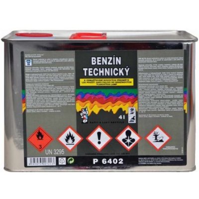 BARVY A LAKY HOSTIVAŘ technický benzín P6402, 4 l – HobbyKompas.cz
