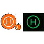 STABLECAM Noční svítící přistávací plocha pro drony 110cm 1DJ1017 – Zboží Živě