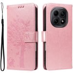 Trees knížkové pouzdro na Xiaomi Poco M8 5G/Redmi Note 15 5G/Note 15 4G - růžovozlaté – Zboží Živě