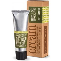 Sapunoteka Hands Cream Hemp & Shea Butter krém na popraskané ruce s konopím 75 ml