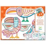 Djeco Kouzelné vybarvování Tukan a přátelé – Zboží Dáma