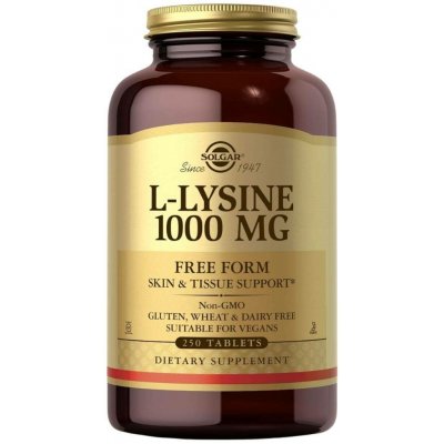 Solgar L Lysin 1000 mg 250 tablet – Hledejceny.cz