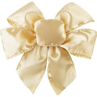 Dekorace MagicHome mašle, zlatá, balení 2 ks, 13 x 16 cm – Hledejceny.cz