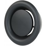 Dalap TVMD 100 O Kovový černý anemostat odvodní 100 mm – Zbozi.Blesk.cz