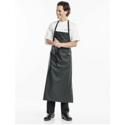 Chaud Devant Kuchářská zástěra s náprsenkou Waterproof Black Black černá – Hledejceny.cz