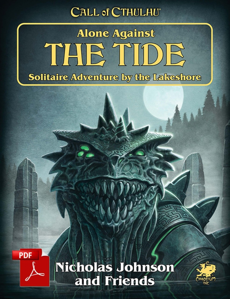 Chaosium Call of Cthulhu RPG Alone Against the Tide