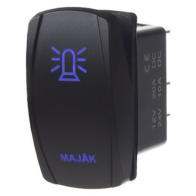 Rocker2 spínač MAJÁK 12/24V, STM 47135 – Hledejceny.cz