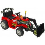 Daimex elektrický traktor s nakládací lžící červená