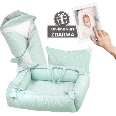 Eva Kiedroňová SET 5v1 Malý Pelíšek Vintage lipová zeleň – Sleviste.cz