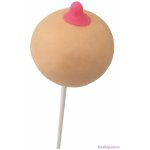 Lízátko ve tvaru prsa Boobie Pops jahoda – Zboží Dáma