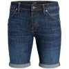 Pánské kraťasy a šortky Jack & Jones pánské kraťasy JJIRICK Regular Fit 12226231 Dark Blue Denim