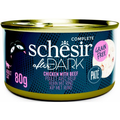 Schesir Cat After Dark Paté kuře hovězí 80 g