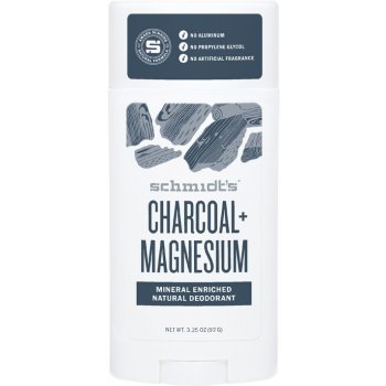 Schmidt's Naturals Active Charcoal + Magnesium deostick 58 ml