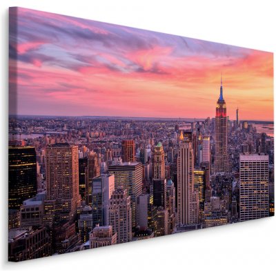 Plátno Panorama Města New York IV. Varianta: 100x70 – Hledejceny.cz