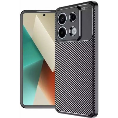 Coolcase Carbon Fiber Xiaomi Redmi Note 13 Pro 5G / Poco X6 5G Černé