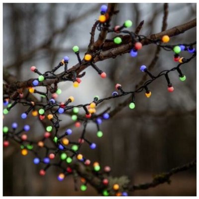 Eglo -LED Venkovní vánoční řetěz BERRY MINI 700xLED 8 funkcí 14m multicolor IP44 EG411352 – Hledejceny.cz