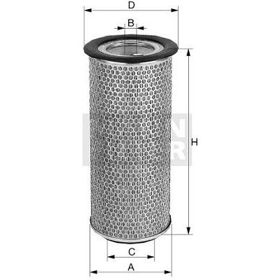 MANN-FILTER Vzduchový filtr MANN C17400 (MF C17400) – Hledejceny.cz