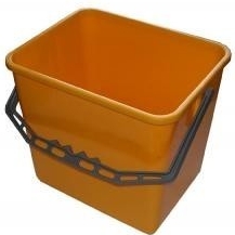 Eastmop Hranatý plastový kbelík 6 l žlutý