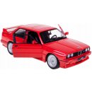 Bburago Plus BMW 3 Series M3 1988 Red 1:24