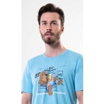 Boss pánské pyžamo krátké modré – Zboží Dáma