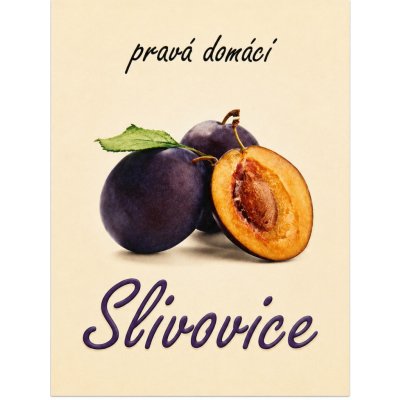 Etiketa samolepící Slivovice – Hledejceny.cz