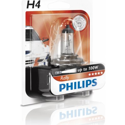 Philips Rally H4 P43t-38 12V 100/90W 12569RAB1 – Zboží Mobilmania