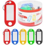 Kroužek na klíče se jmenovkou - mix barev /1ks – Zboží Mobilmania