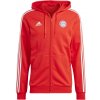 Pánská mikina adidas Mikina BAYERN MNICHOV DNA Full-zip red