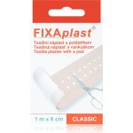 Fixaplast Classic nedělená s polštářkem 1 m x 6 cm – Zboží Mobilmania
