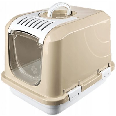 Forfriend Krytá kočičí toaleta 50 x 37 x 39 cm – Zboží Dáma