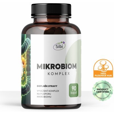 Sibi Mikrobiom komplex houbové extrakty 470 mg 90 kapslí – Hledejceny.cz
