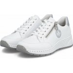 Rieker Dámské polobotky N6508-80 bílá weiss – Hledejceny.cz