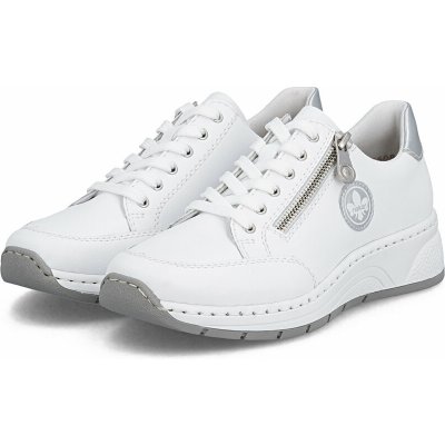 Rieker Dámské polobotky N6508-80 bílá weiss – Hledejceny.cz