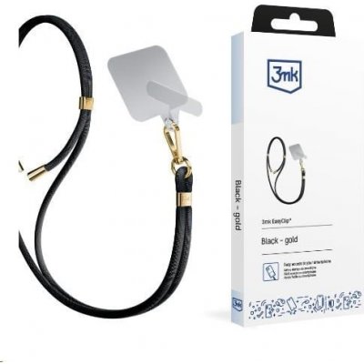 3mk EasyClip univerzální šňůrka pro telefony se zadním krytem černá – Zboží Živě