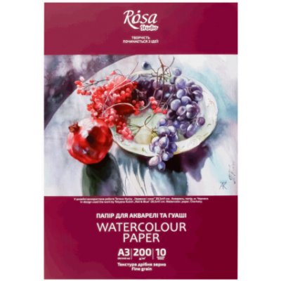 Rosa Papíry pro akvarel Rosa A3 200g 10 listů – Hledejceny.cz